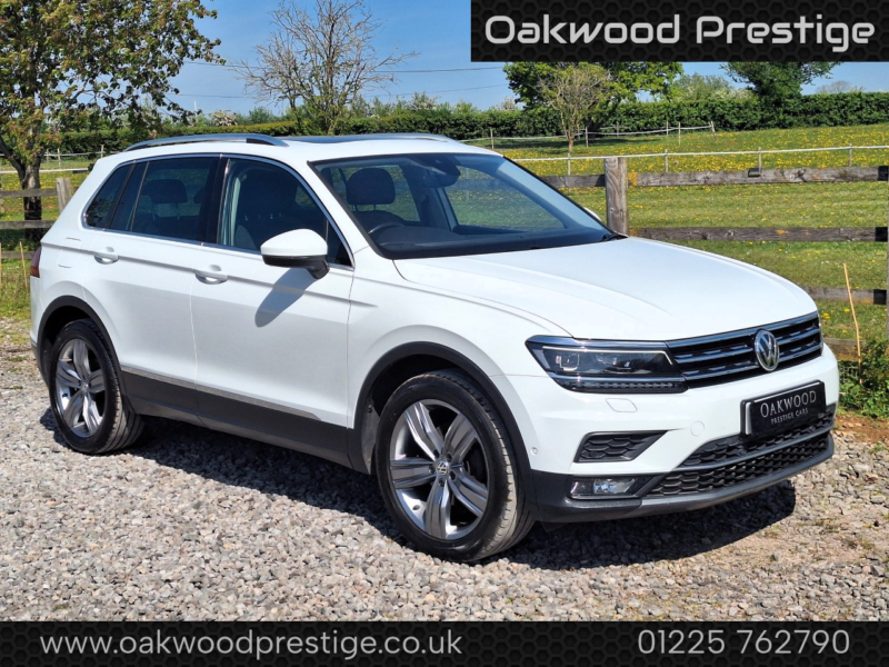2017 Volkswagen Tiguan 2.0 Tdi Bluemotion Tech Sel in White — image 1