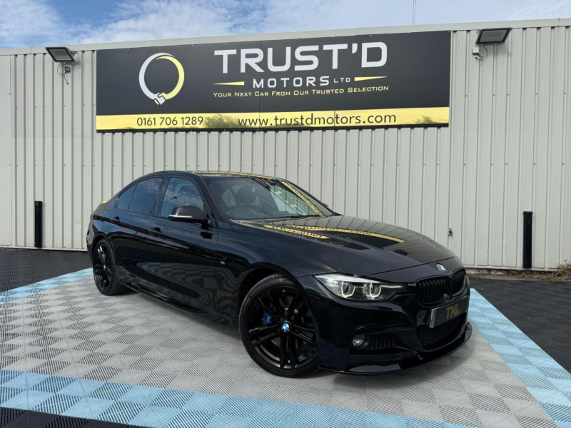 2018 BMW 3 Series 2.0 320d M Sport Shadow Edition Auto Euro 6 (s/s) 4dr in Black — image 1
