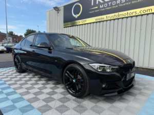 2018 BMW 3 Series 2.0 320d M Sport Shadow Edition Auto Euro 6 (s/s) 4dr in Black — image 4
