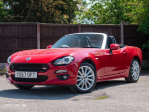 2016 Fiat 124 Spider 1.4 Multiair Lusso Euro 6 2dr in Red — image 3