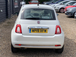 2019 Fiat 500 1.2 Lounge Euro 6 (s/s) 3dr in White — image 6