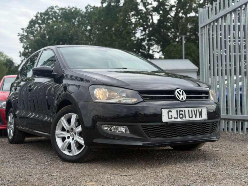 2011 Volkswagen Polo 1.2 Match Euro 5 5dr in Black — image 1