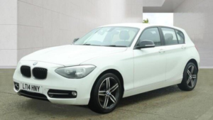 2014 BMW 1 Series 1.6 116i Sport Euro 6 (s/s) 5dr in White — image 2