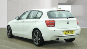 2014 BMW 1 Series 1.6 116i Sport Euro 6 (s/s) 5dr in White — image 3