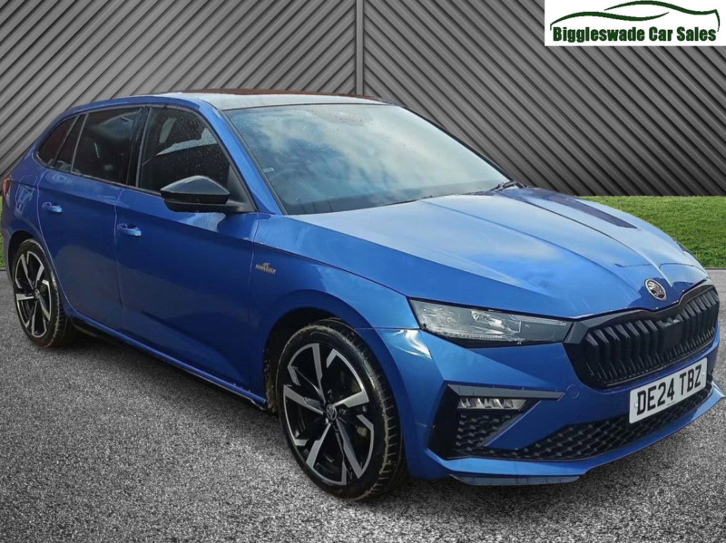 2024 Skoda Scala 1.0l Monte Carlo Tsi Semi-Auto Hatchback 5dr Petrol Semi Automatic Euro 6 (114 Bhp) in Blue — image 1