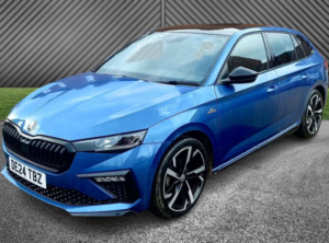 2024 Skoda Scala 1.0l Monte Carlo Tsi Semi-Auto Hatchback 5dr Petrol Semi Automatic Euro 6 (114 Bhp) in Blue — image 3