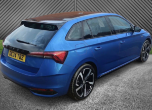 2024 Skoda Scala 1.0l Monte Carlo Tsi Semi-Auto Hatchback 5dr Petrol Semi Automatic Euro 6 (114 Bhp) in Blue — image 4
