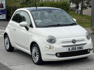 2016 Fiat 500 1.2 500 My17 1.2 69hp Lounge in White — image 2