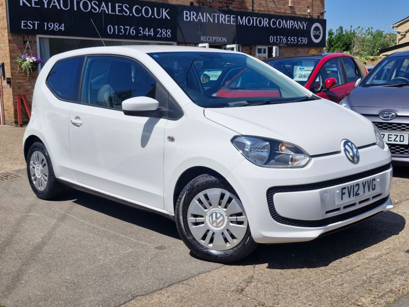 2012 Volkswagen Up! 1.0 Bluemotion Tech Move Up! Hatchback 3dr Petrol Manual Euro 5 (s/s) (60 Ps) in White — image 1
