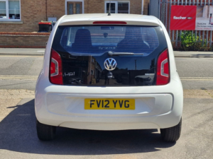 2012 Volkswagen Up! 1.0 Bluemotion Tech Move Up! Hatchback 3dr Petrol Manual Euro 5 (s/s) (60 Ps) in White — image 4