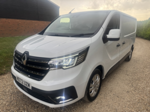2023 Renault Trafic 2.0 Ll30 Blue Dci 130 Sport Lwb Panel Van in White — image 3