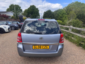 2008 Vauxhall Zafira 1.6 Breeze Euro 4 5dr in Silver — image 4