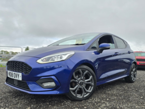 2018 Ford Fiesta 1.0t Ecoboost St-Line Hatchback 5dr Petrol Manual Euro 6 (s/s) (140 Ps) in Blue — image 2