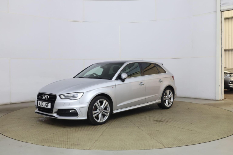 2013 Audi A3 1.8 Tfsi S Line Sportback S Tronic Quattro Euro 6 (s/s) 5dr in Silver — image 1