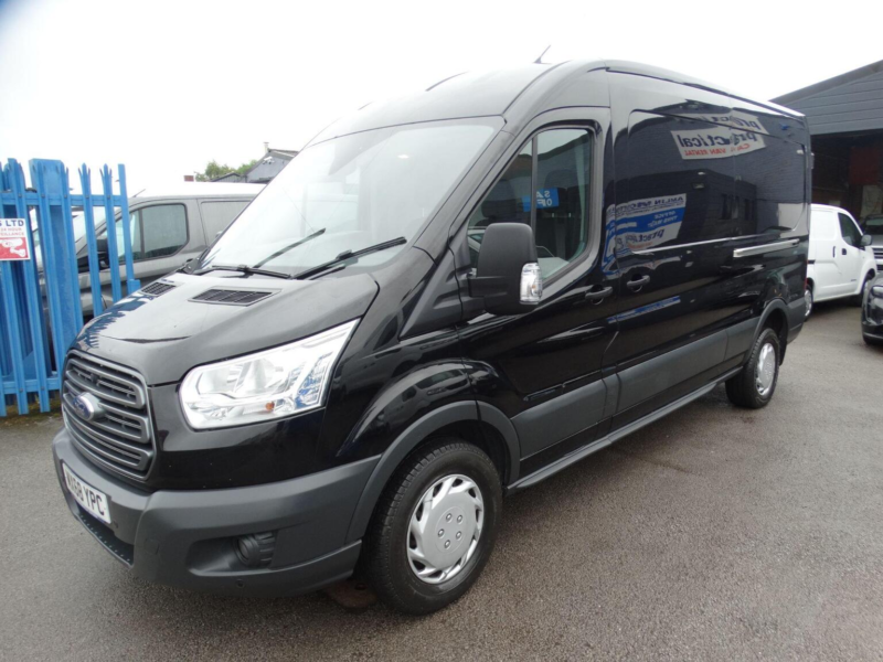 2018 Ford Transit 2.0 350 Ecoblue Fwd L3 H2 Euro 6 5dr in Black — image 1