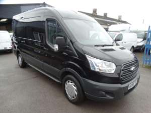 2018 Ford Transit 2.0 350 Ecoblue Fwd L3 H2 Euro 6 5dr in Black — image 3
