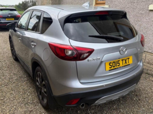 2015 Mazda Cx-5 2.2 Skyactiv-D Sport Nav Euro 6 (s/s) 5dr in Silver — image 3