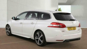 2017 Peugeot 308 Sw 2.0 Bluehdi Gt Eat Euro 6 (s/s) 5dr in White — image 4