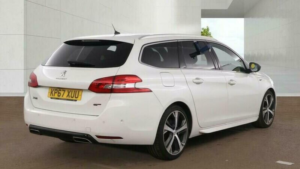 2017 Peugeot 308 Sw 2.0 Bluehdi Gt Eat Euro 6 (s/s) 5dr in White — image 5