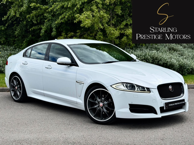 2015 Jaguar Xf 2.2 D R-Sport Black in White — image 1