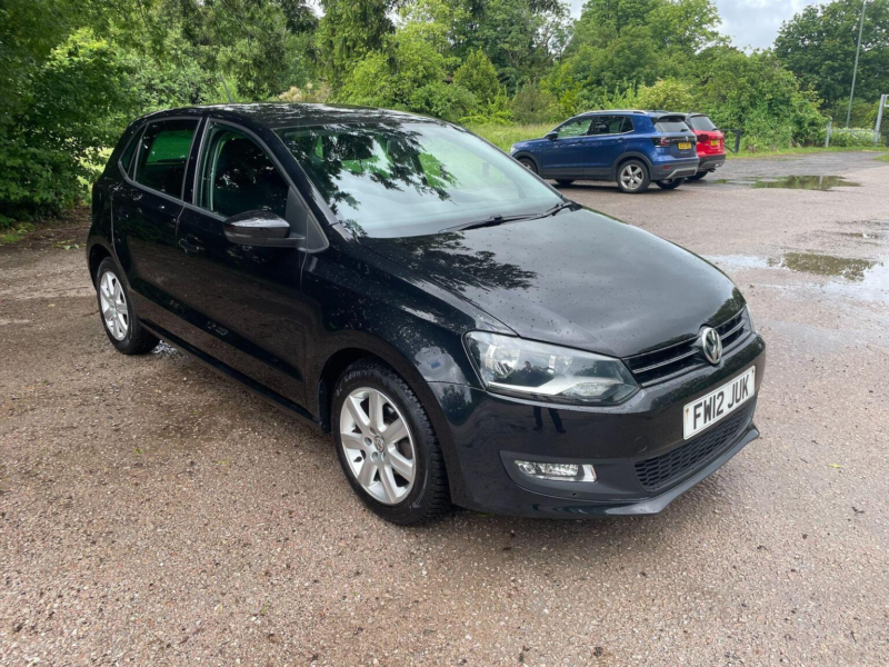 2012 Volkswagen Polo 1.2 Match Euro 5 5dr in Black — image 1
