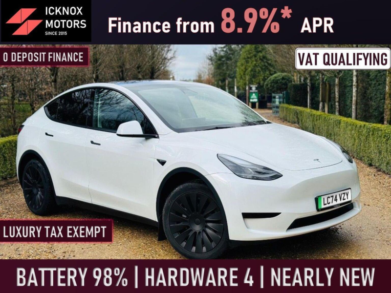 2024 Tesla Model Y Long Range Auto Rwd 5dr in White — image 1