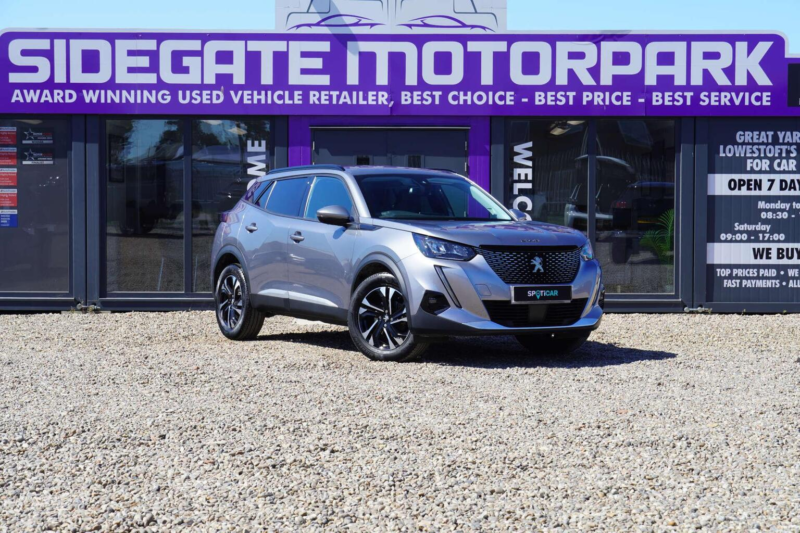 2022 Peugeot 2008 1.2 Puretech Allure Premium Eat Euro 6 (s/s) 5dr in Grey — image 1