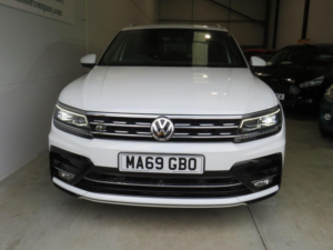 2019 Volkswagen Tiguan 2.0 Tdi R-Line Tech DSG 4motion Euro 6 (s/s) 5dr in White — image 2