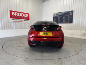 2016 Honda Civic 1.8 I-Vtec Sr Auto Euro 6 5dr in Red — image 6