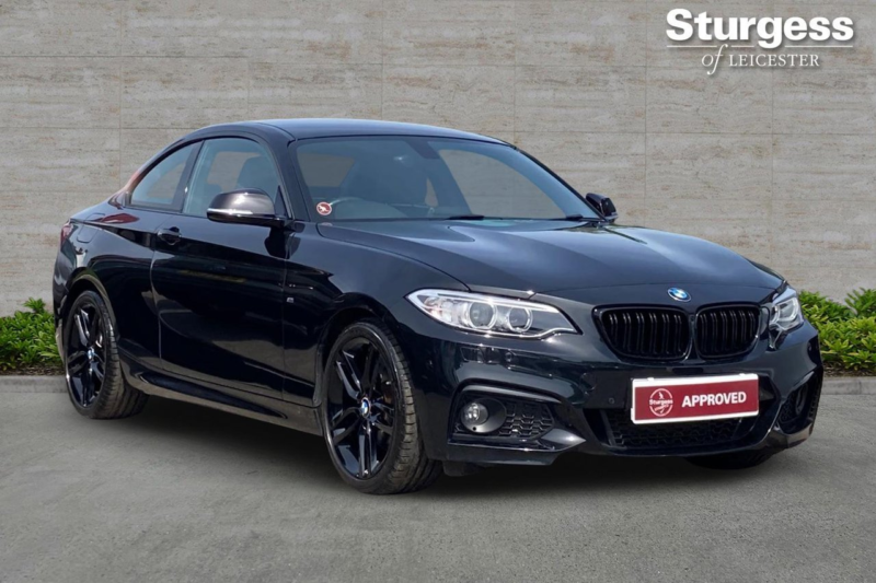 2017 BMW 2 Series 2.0 220d M Sport Auto Euro 6 (s/s) 2dr in Black — image 1