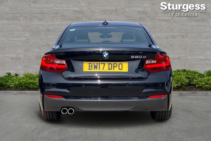 2017 BMW 2 Series 2.0 220d M Sport Auto Euro 6 (s/s) 2dr in Black — image 6