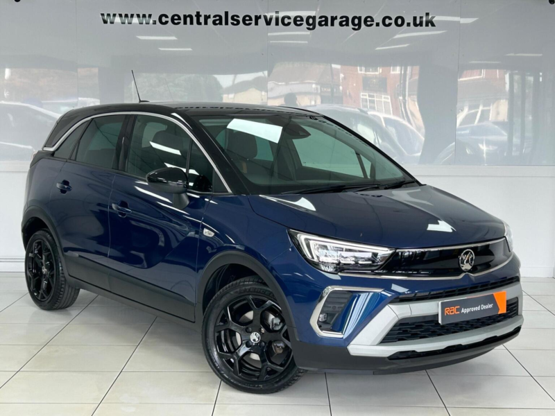 2021 Vauxhall Crossland 1.2 Turbo Elite Auto Euro 6 (s/s) 5dr in Blue — image 1