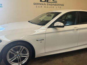 2015 BMW 5 Series 2.0 520d M Sport Euro 6 (s/s) 4dr in White — image 3
