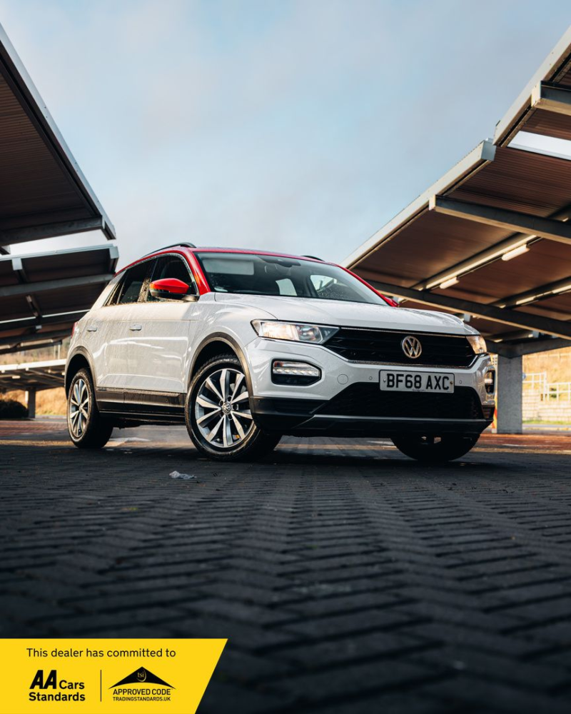2018 Volkswagen T-Roc 1.0 Tsi Design SUV 5dr Petrol Manual Euro 6 (s/s) (115 Ps) in White — image 1