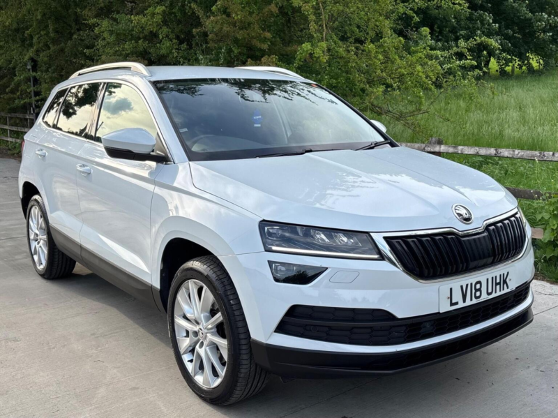 2018 Skoda Karoq 1.5 Tsi Se L DSG Euro 6 (s/s) 5dr in White — image 1