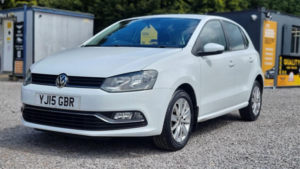 2015 Volkswagen Polo 1.2 Tsi Bluemotion Tech Se Euro 6 (s/s) 5dr in White — image 4