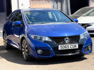 2016 Honda Civic 1.8 I-Vtec Se Plus Auto Euro 6 5dr in Blue — image 1