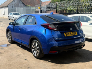 2016 Honda Civic 1.8 I-Vtec Se Plus Auto Euro 6 5dr in Blue — image 4