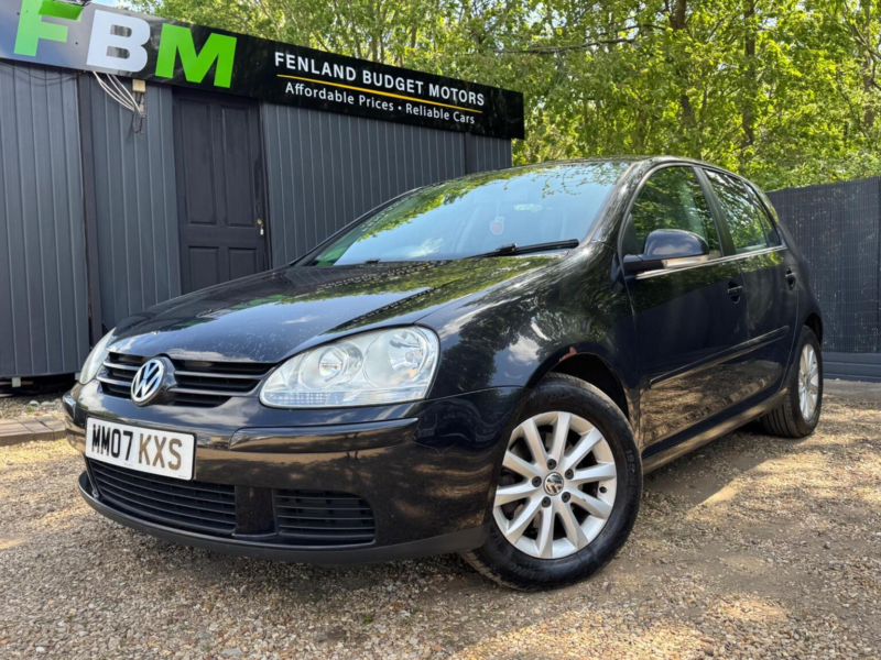 2007 Volkswagen Golf 1.9 Tdi Match 5dr in Black — image 1