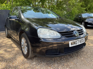 2007 Volkswagen Golf 1.9 Tdi Match 5dr in Black — image 4