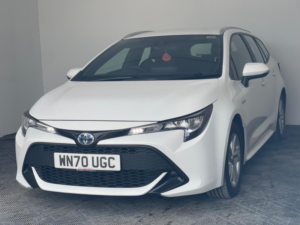 2020 Toyota Corolla 1.8 Vvt-H Icon Touring Sports CVT Euro 6 (s/s) 5dr in White — image 3