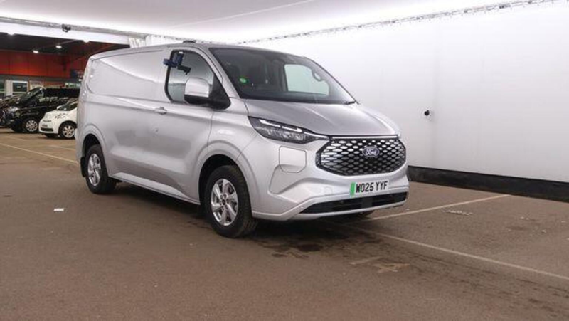 2025 Ford E-Transit Custom 320 65kwh Limited Auto L1 H1 5dr in Silver — image 1