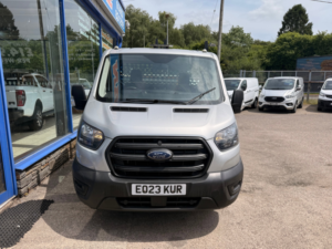 2023 Ford Transit 2.0 350 Ecoblue Hdt Leader Dropside Flatbed 2dr Diesel Manual Rwd L4 Euro 6 130 Ps in Silver — image 2