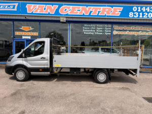 2023 Ford Transit 2.0 350 Ecoblue Hdt Leader Dropside Flatbed 2dr Diesel Manual Rwd L4 Euro 6 130 Ps in Silver — image 3