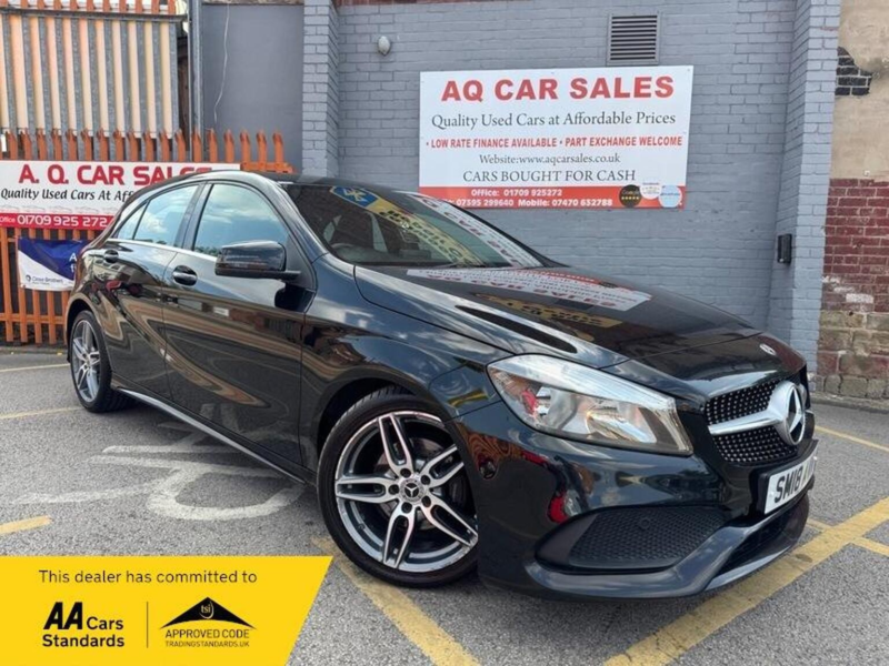 2018 Mercedes-Benz A Class 2.1 A200d Amg Line Euro 6 (s/s) 5dr in Black — image 1