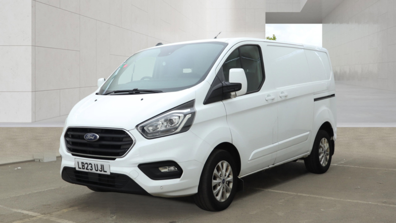 2023 Ford Transit Custom 2.0 300 Ecoblue Limited Panel Van 5dr Diesel Manual L1 H1 Euro 6 130 Ps in White — image 1