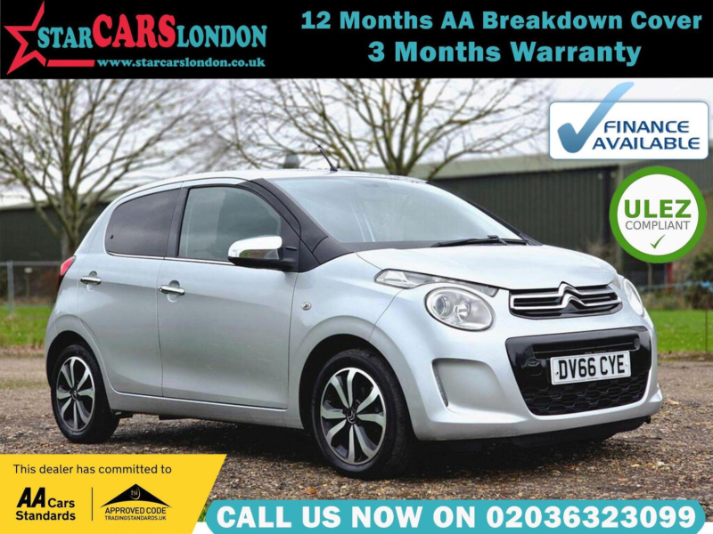 2016 Citroen C1 1.0 Vti Flair Etg5 Euro 6 5dr in Grey — image 1