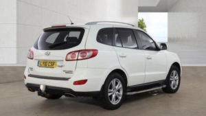 2010 Hyundai Santa Fe 2.2 Crdi Premium Auto 4WD Euro 5 5dr (7 Seat) in White — image 4