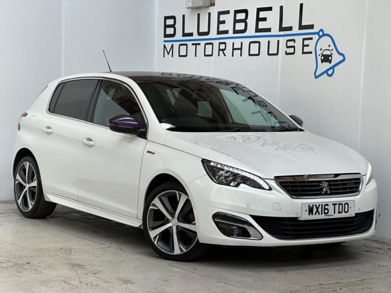 2016 Peugeot 308 1.6 Bluehdi Gt Line Euro 6 (s/s) 5dr in White — image 1