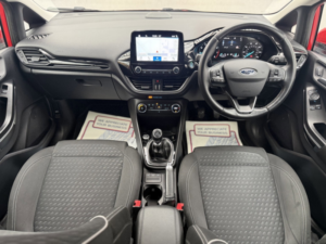 2017 Ford Fiesta 1.0t Ecoboost Titanium Hatchback 5dr Petrol Manual Euro 6 (s/s) (125 Ps) in Red — image 5
